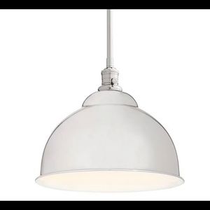 Pottery Barn brand new metal bell pole pendant